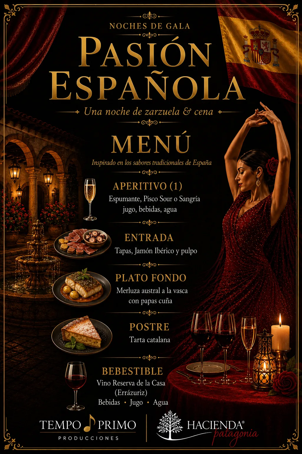 Menú Pasión Española